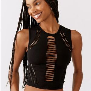 Urban Outfitters Out From Under Saskia Seamless Slashef up Tank Top